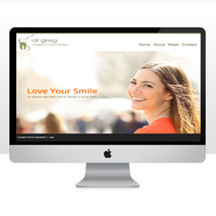 HLF Images Graphic and Web Design - Dr Greg Dentistry