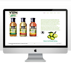 HLF Images Graphic and Web Design - Yum Plum Sauces